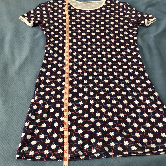 Carven Floral Print T-Shirt Mini Babydoll Dress Medium - Picture 10 of 10